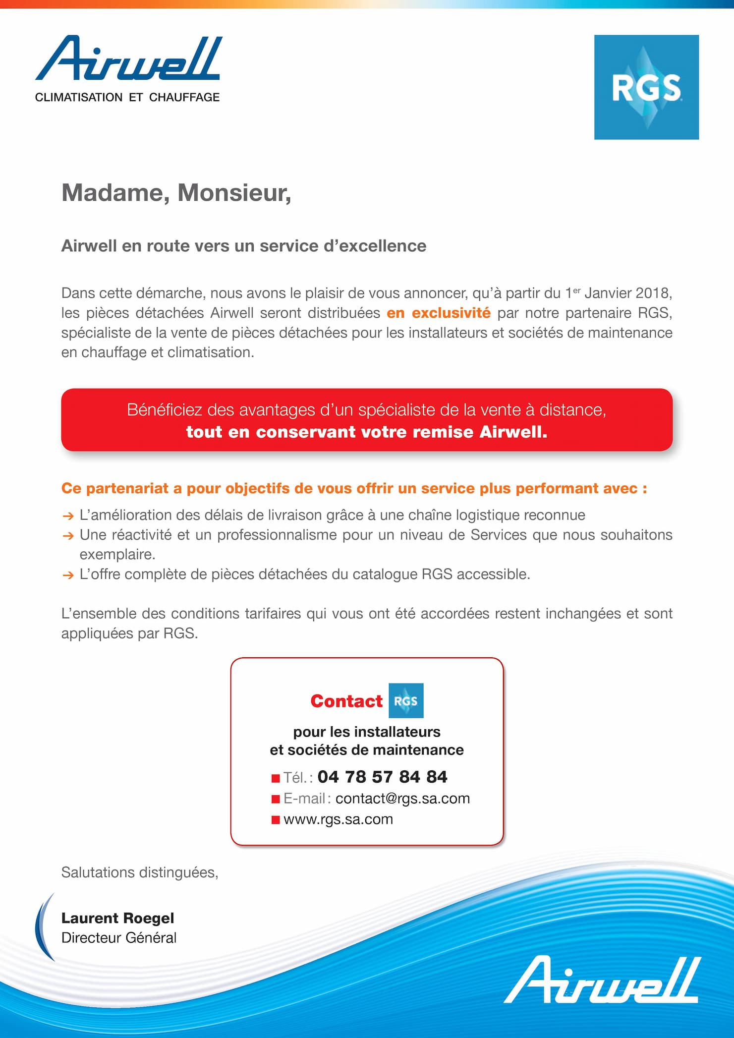Courrier airwell
